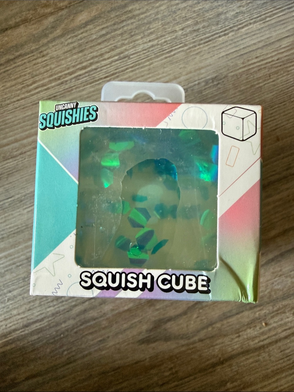 Clear Squish Cube Squishy
